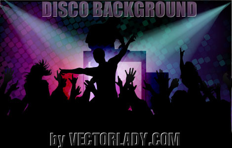 vector disco background