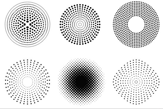 Vector Dots and Halftone Pattern