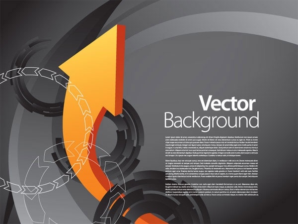 vector dynamic background 3 arrow