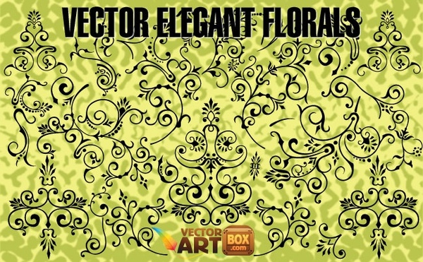 Vector Elegant Florals