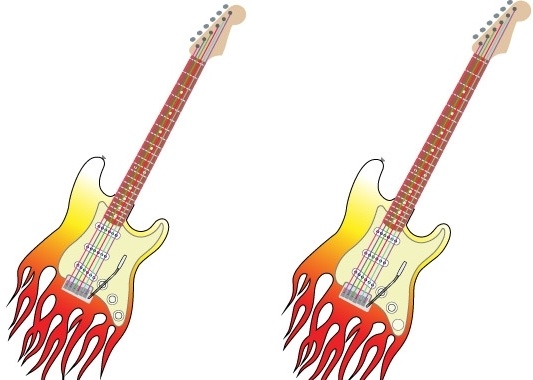 Download Electric guitar drawing free vector download (92,631 Free ...