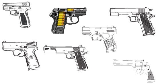 Download Vector guns Free vector in Adobe Illustrator ai ( .ai ...