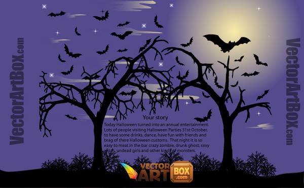 Vector Halloween Poster