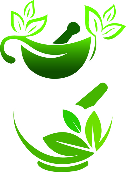 vector herbal logo