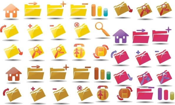 Vector icons set 3