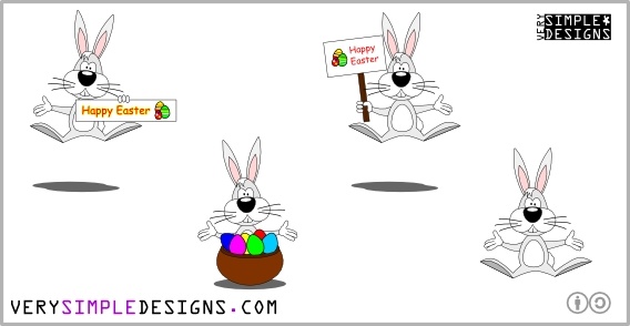 Vector Illustration: Easter Bunny 