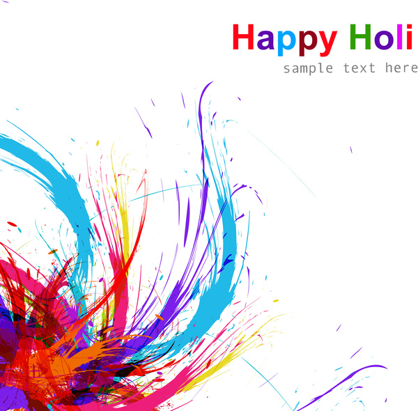 Bức tranh vector vui vẻ Holi cho lễ hội Ấn Độ đầy màu sắc: Những hình ảnh vui vẻ, tươi sáng và đầy màu sắc của lễ hội Holi sẽ được tái hiện rất rõ nét trên những bức tranh vector vui vẻ. Với những tấm hình đầy sáng tạo này, bạn sẽ không thể chối từ một cuộc chơi đầy màu sắc và vui nhộn của Hội màu Holi.