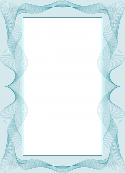 frame template 3d dynamic swirled shapes decor