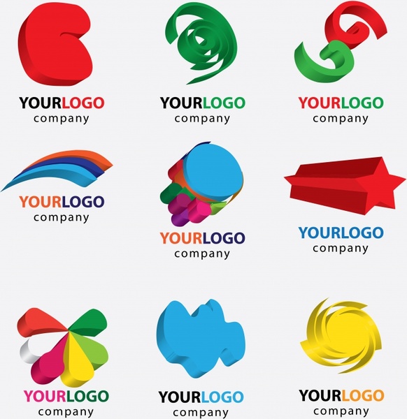 Different logo shapes free vector download (82,792 Free vector) for ...
