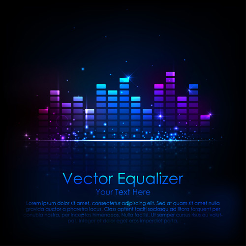 vector music background 