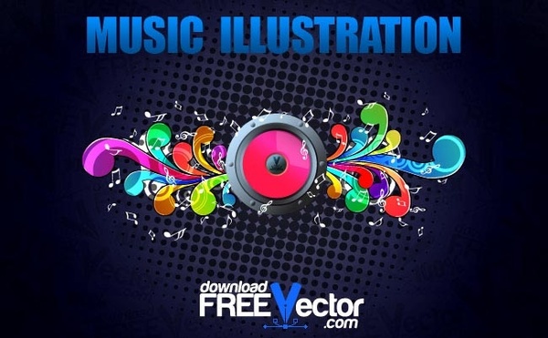 Vector Music Illustration