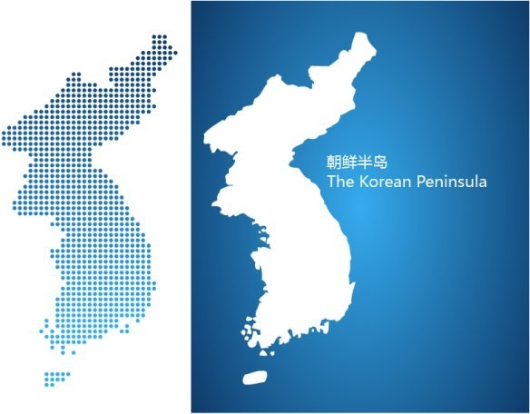 vector on the korean peninsula