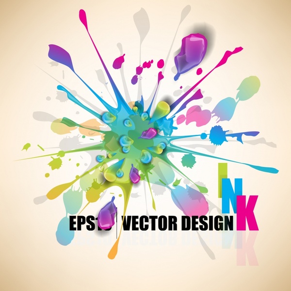 Download Rainbow paint splatter vector free vector download (6,447 ...
