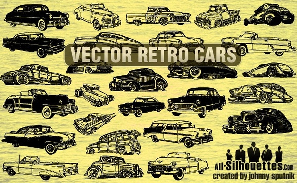 Vector Retro Cars