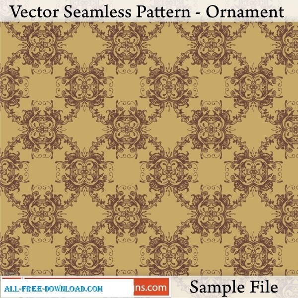 Vector Seamless Pattern Ornament