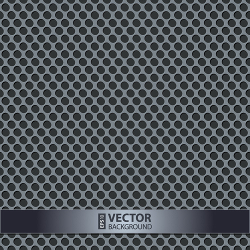 vector set metal mesh background graphics
