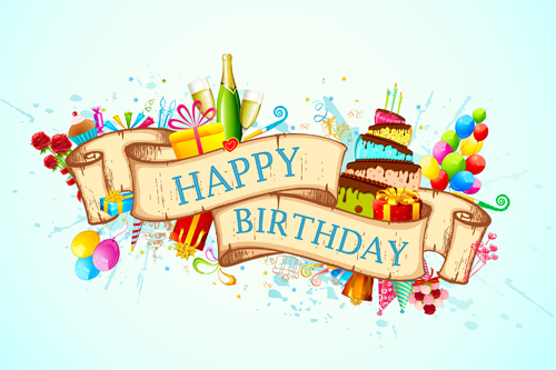 Download Free vector birthday card free vector download (14,164 ...