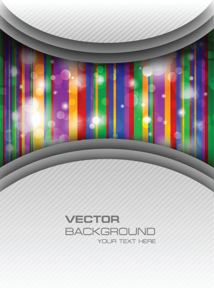 vector set of color insert background art