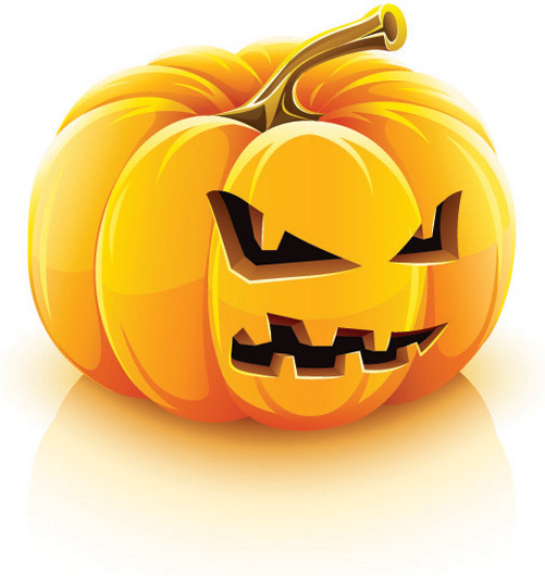 vector set of halloween pumpkin design