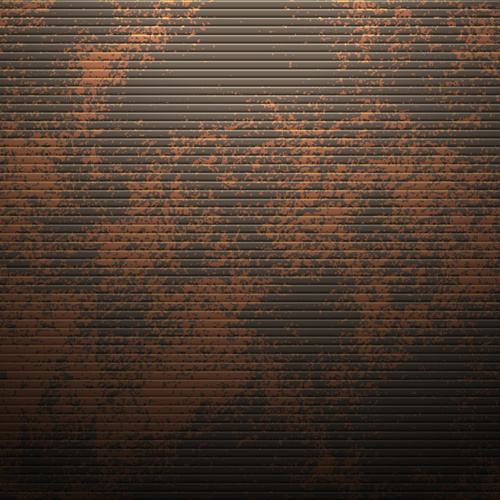 vector set of rusted metal texture background
