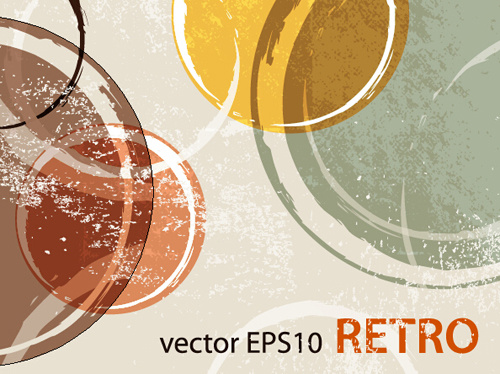vector set retro grunge background graphics