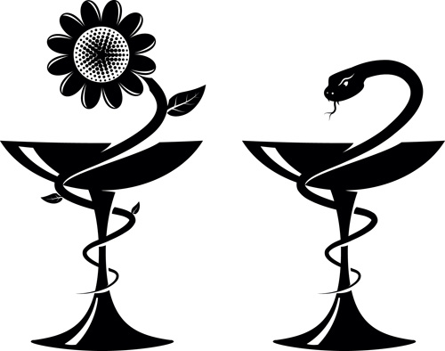 vector snake symbol design elements