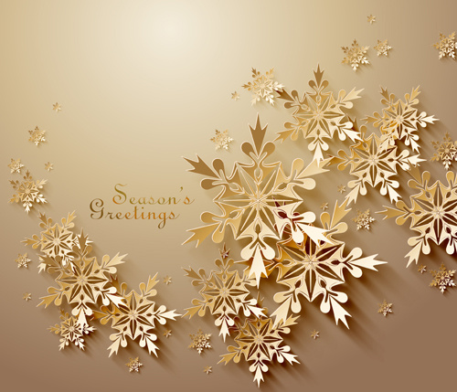 Download Vector snowflake creative background design Free vector in ...