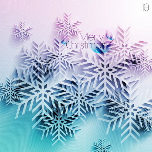 vector snowflake creative background design 