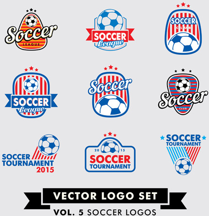 vector sport logos design set