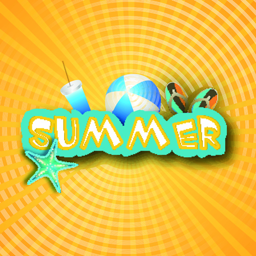 vector summer background art