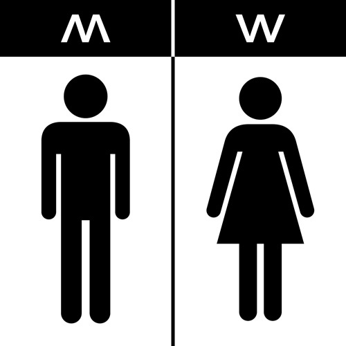 Download Vector toilet sign man and woman design Free vector in Encapsulated PostScript eps ( .eps ...