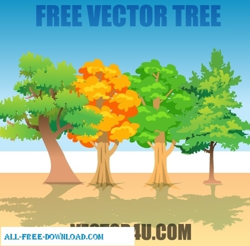 tree vector illustrator free download