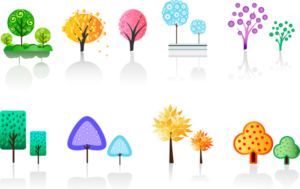 vector trees collection