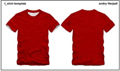 Vector T-shirt template 