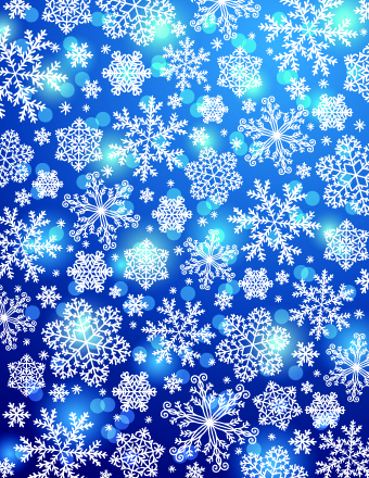 Download Vector winter snowflakes background Free vector in ...