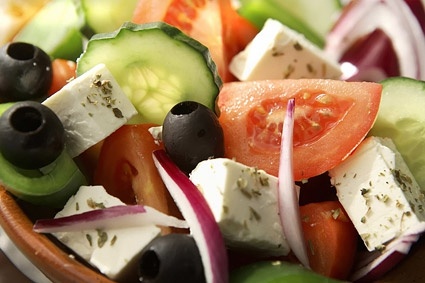 vegetable salad closeup picture