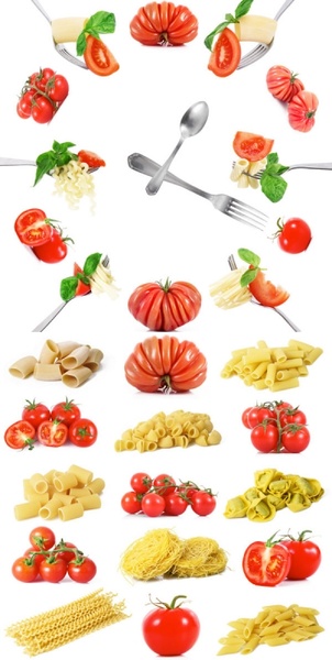 vegetables and pasta highdefinition picture
