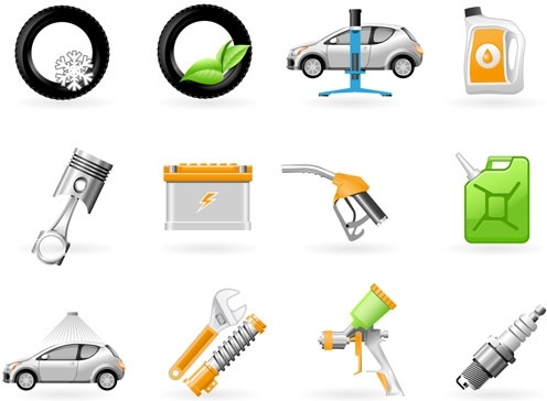 vehicle maintenance icon vector