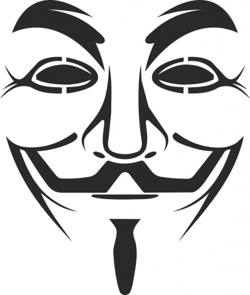 vendetta mask logo free vector