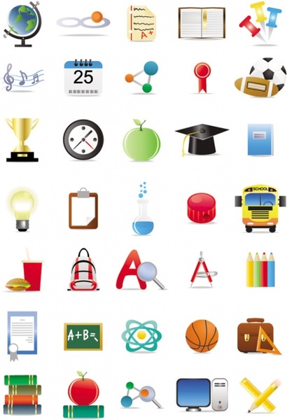 very good for schools to use the icon vector