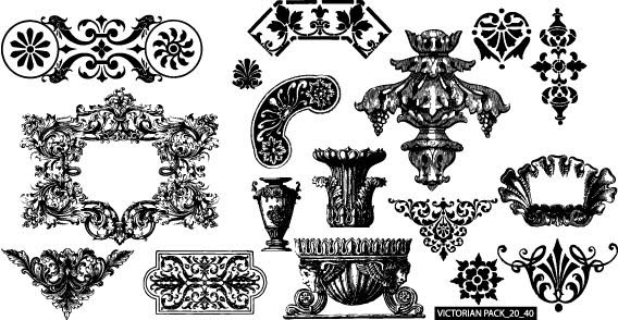 Victorian free vector pack