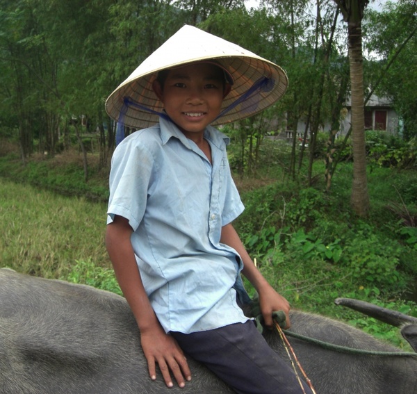 vietnam boy smiling