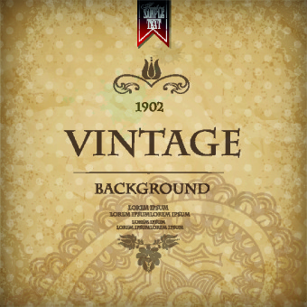 vintage and retro backgrounds design vector