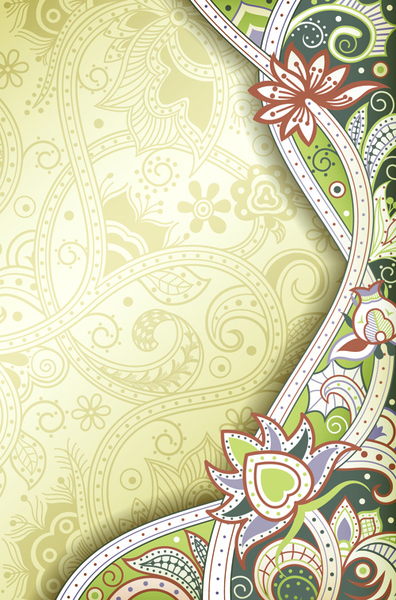 vintage decorative pattern background graphics vector 