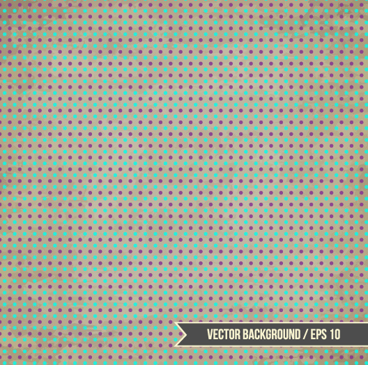 vintage dot pattern background vector