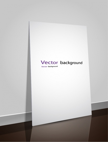 advertising banner template shiny modern 3d wall board