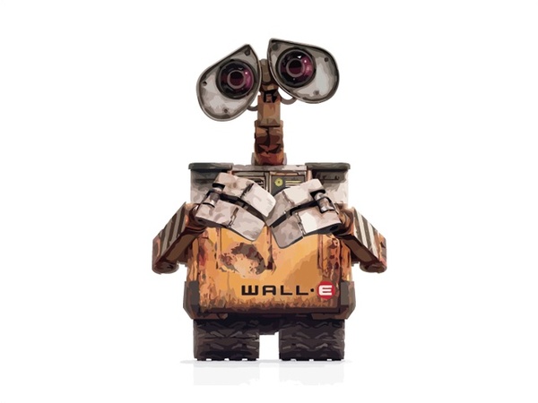 Wall-E Vectors graphic art designs in editable .ai .eps .svg format