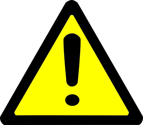 Warning Sign clip art 