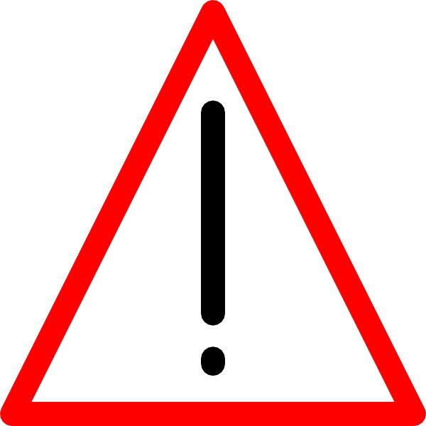 Warning Sign clip art