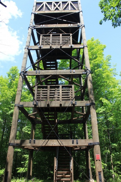 watchtower at copper falls state park wisconsin 